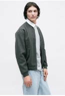 Geaca Barbati Only&Sons Onsworf Life Bomber Dark Grey Melange